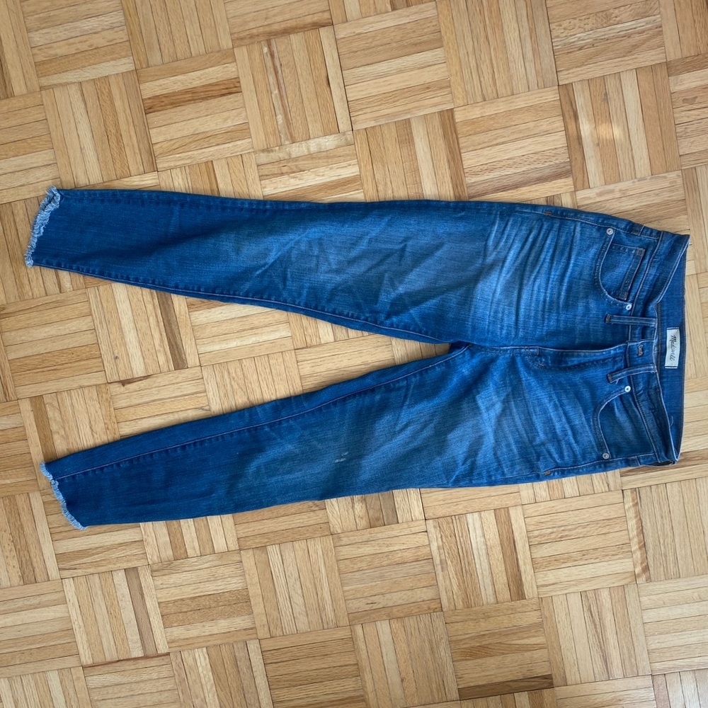 Madewell skinny high rise jeans!